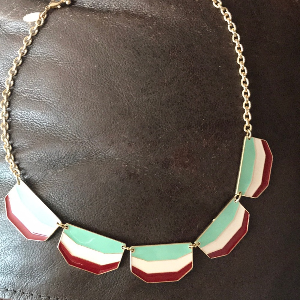 Gold-tone statement necklace